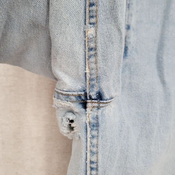 Levi's 522 Jeans Vintage 90's Women's Plus Size 20 Light Wash FLAWED - Picture 5 of 15